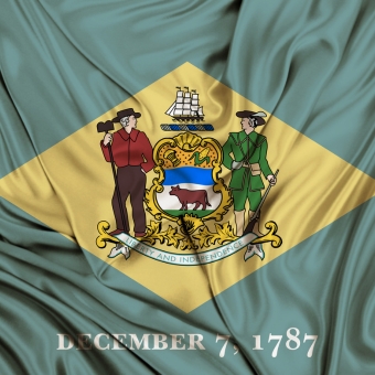 Delaware state flag
